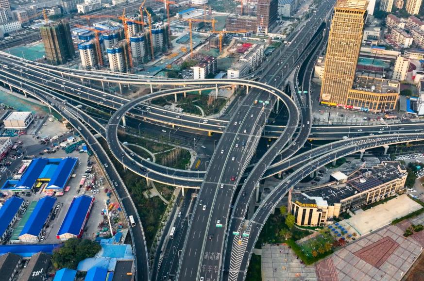 安徽建工承建的合肥市銅陵路高架。安徽建工集團供圖